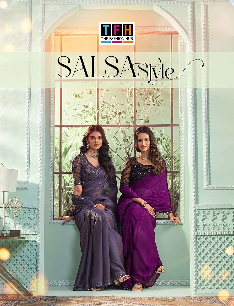 TFH PRESENTS SALSA STYLE VOL-3  (7800 SERIES) EDITION EXCLUSIVE DESIGNER PARTY WEAR SAREES CATALOG WOLESALER