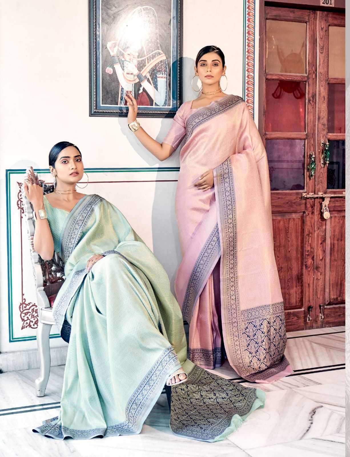 Rajpath presents Aaidehi silk Kanjivaram Silk designer sarees catalog wholesaler 