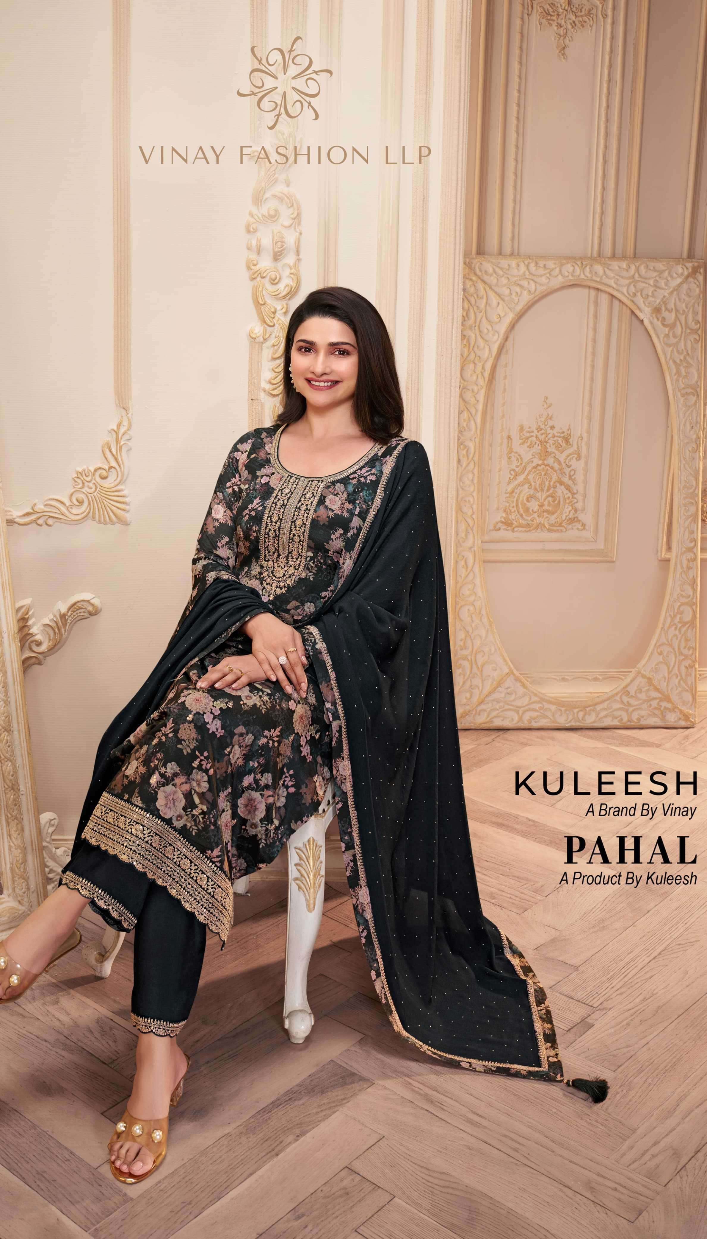 Vinay fashion presents kuleesh Pahal party wear digital print salwar suit wholesaler 