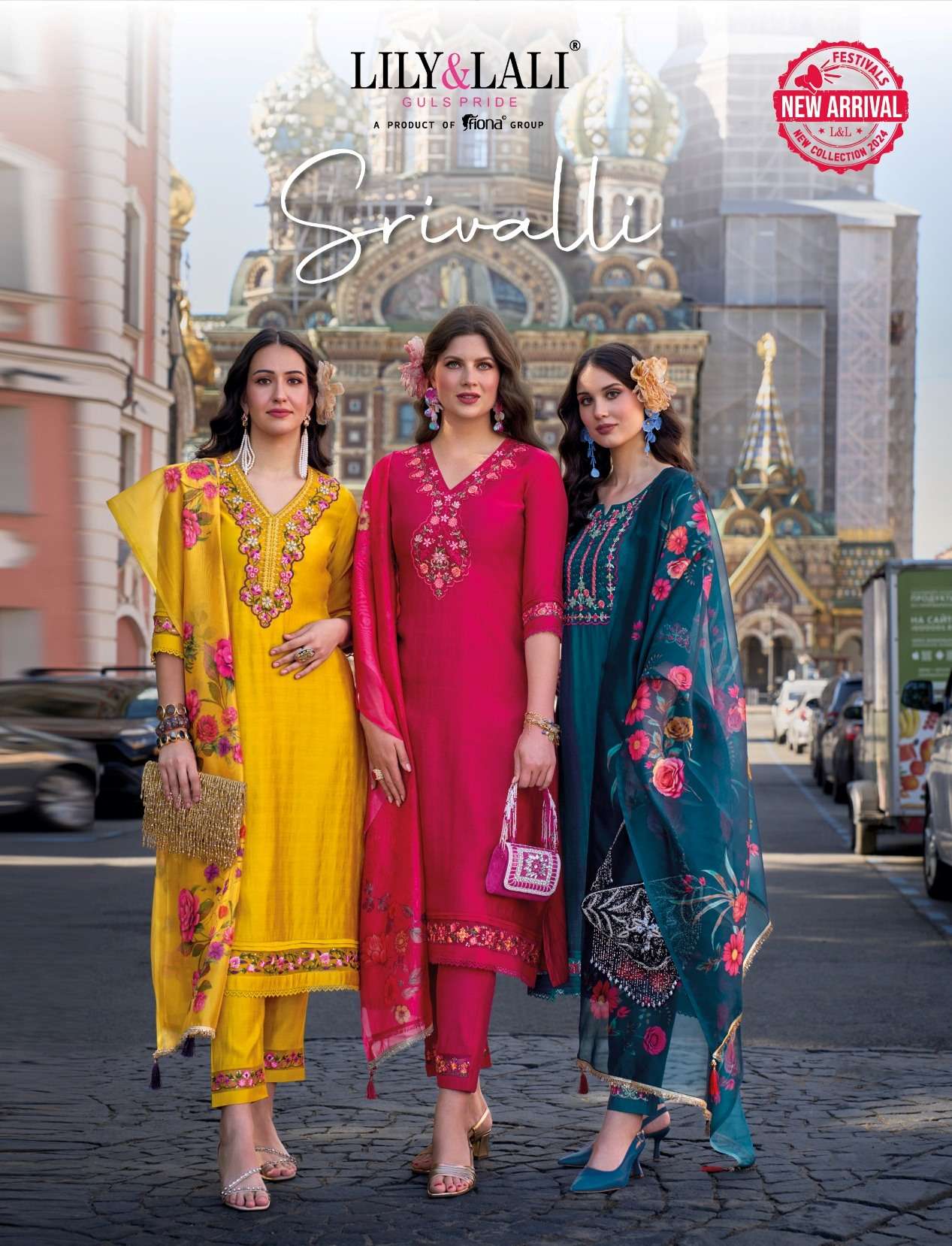 LILY & LALI PRESENTS SRIVALLI EXCLUSIVE DESIGNER COLLECTION READYMADE PAKISTANI STYLE KURTIS CATALOG WHOLESALER AND EXPORTER IN SURAT 