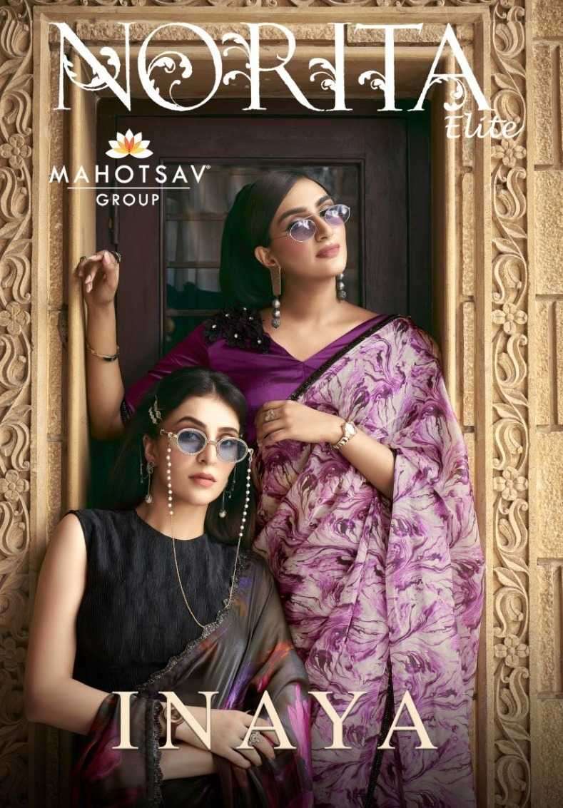 MAHOTSAV PRESENTS NORITA 43800 INAYA SATIN SILK EXCLUSIVE SAREE WITH BLOUSE CATALOG WHOLESALER AND EXPORTER