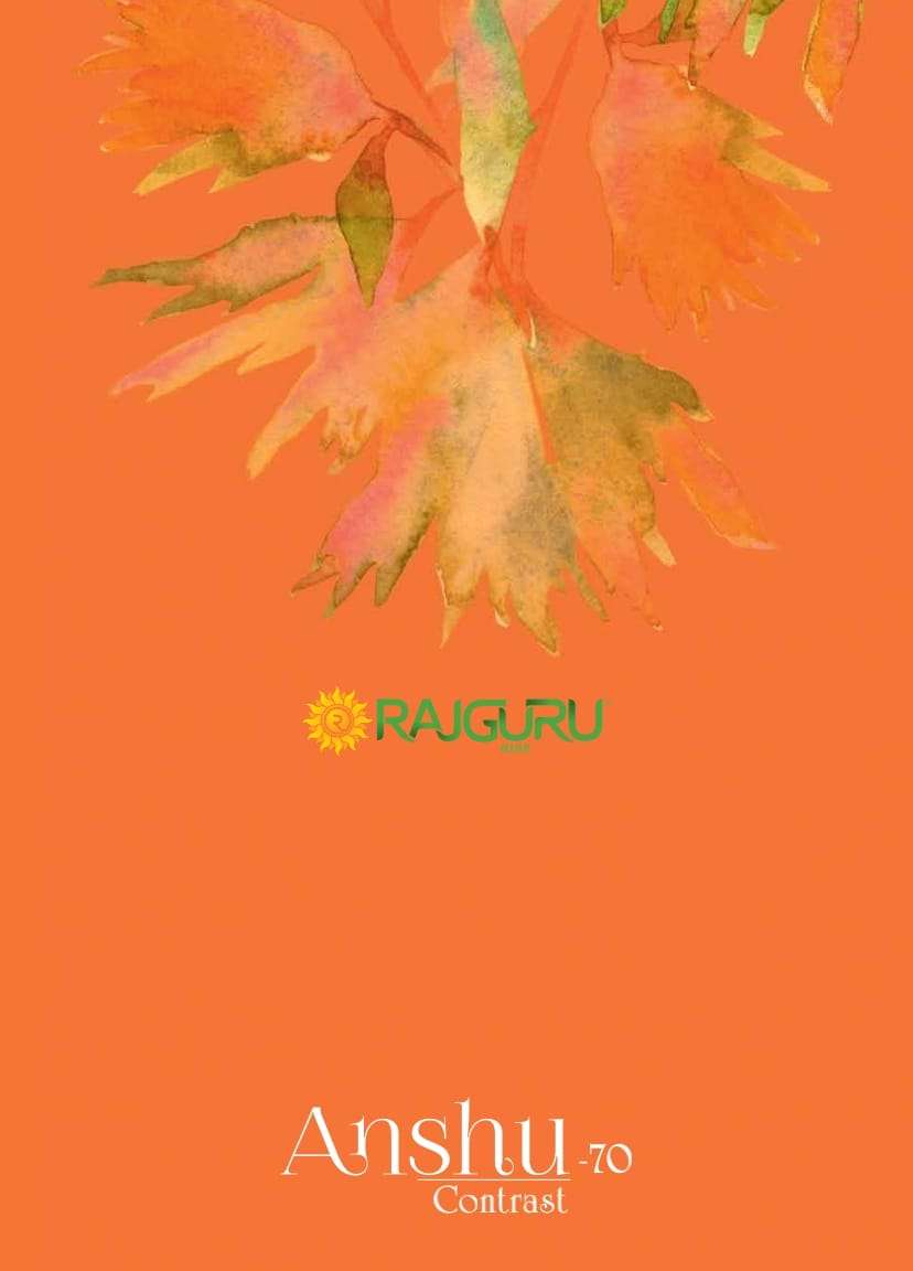 RAJGURU PRESENTS ANSHU COPPER-70 DESIGNER FANCY SILK SAREES CATALOG WHOLESALER AND EXPORTER IN SURAT