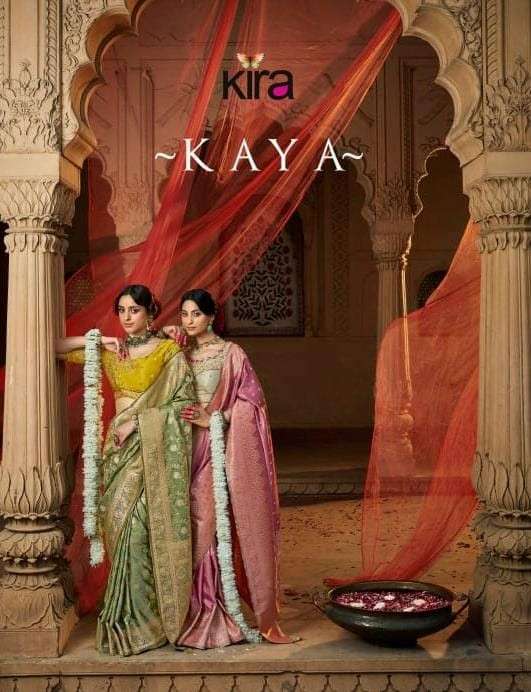 Kira Presents Kaya Wholesale Designer Indian Ethnic Sarees catalog Wholesaler And exporter 