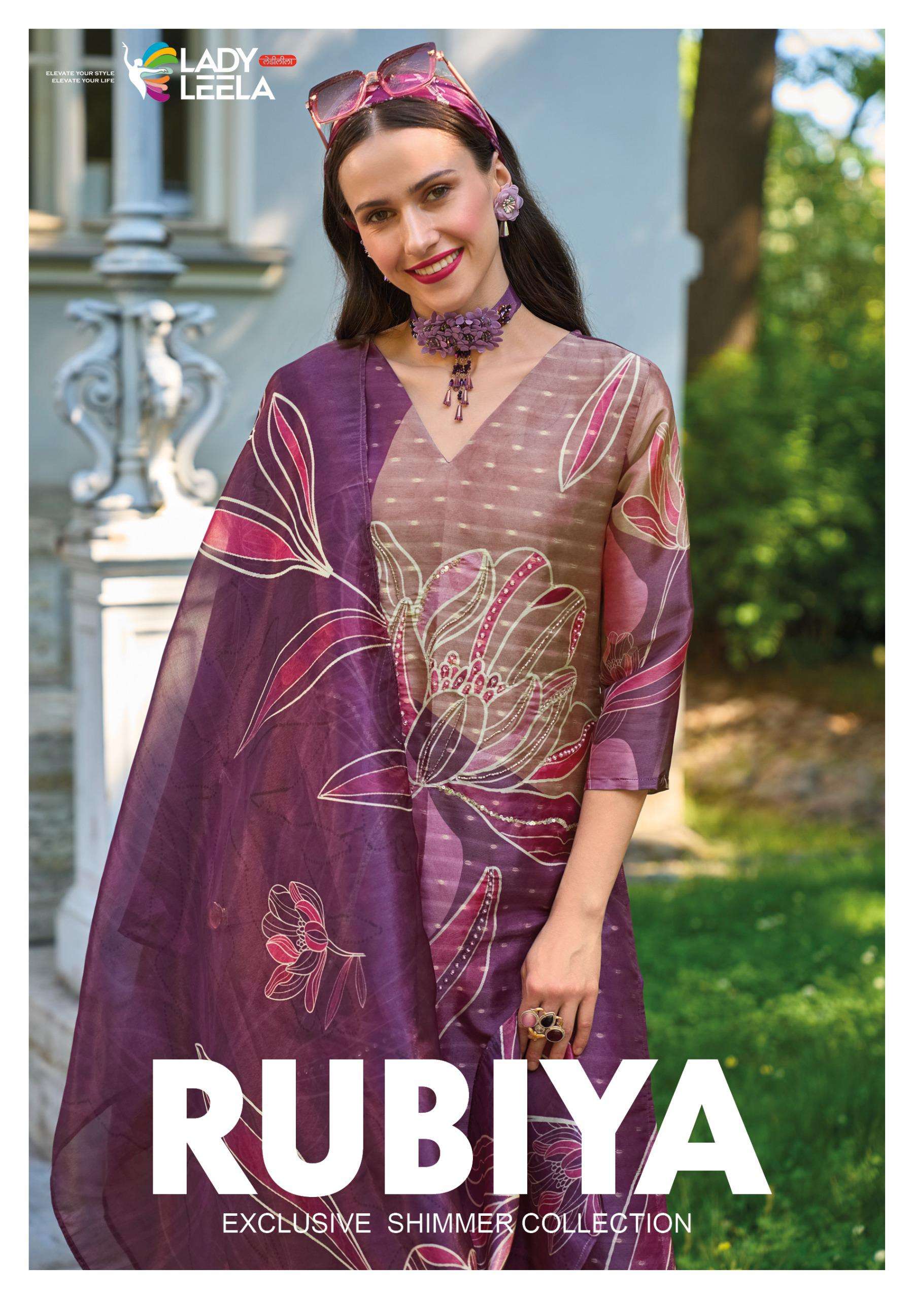 LADY LEELA PRESENTS RUBIYA FUNCTION WEAR READYMADE KURTI PANT DUPATTA CATALOG WHOLESALER AND EXPORTER IN SURAT