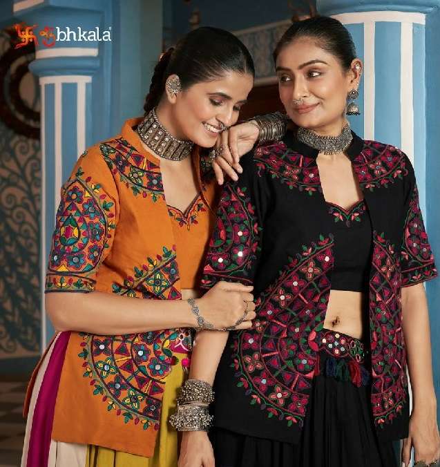 Shubhkala Presents Raas Vol-15 Wholesale Exclusive Festival Wear Stitched Navratri Collection Jacket Style Chaniya Choli Collection Wholesaler And Exporteer 