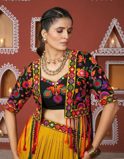 Shubhkala Presents Raas Vol-17 Wholesale Festival Wear Stitched Navratri Collection Jacket Style Chaniya Choli Collection wholesaler and Exporter 