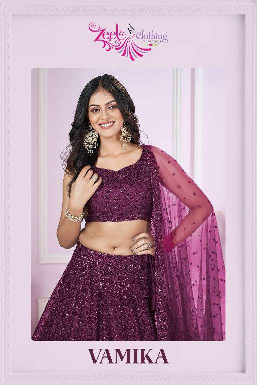 Zeel Clothing Presents Vamika Wholesale Designer Lehengas Choli Collection Wholesaler And Exporter In Surat