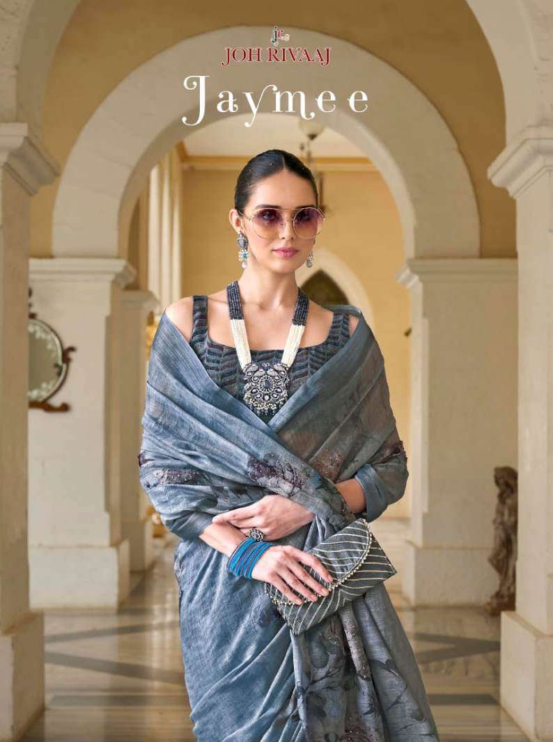 JOH RIVAAJ PRESENTS JAYMEE EXCLUSIVE FANCY SAREE CATALOG WHOLESALER AND EXPORTER 