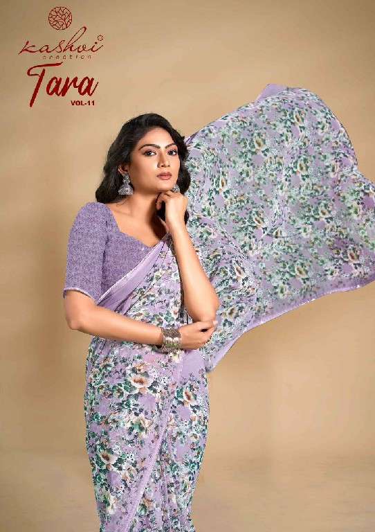 KASHVI CREATION PRESENTS TARA VOL-11 WEIGHTLESS STYLISH WOMEN SAREE