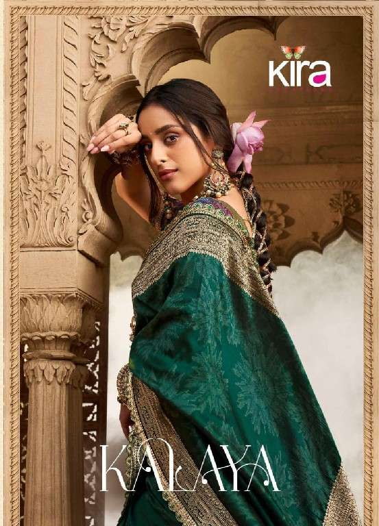 KIRA CREATION PRESENTS KALAYA BANARASI SILK FASHIONABLE BEST SAREES CATALOG WHOLESALER AND EXPORTER 