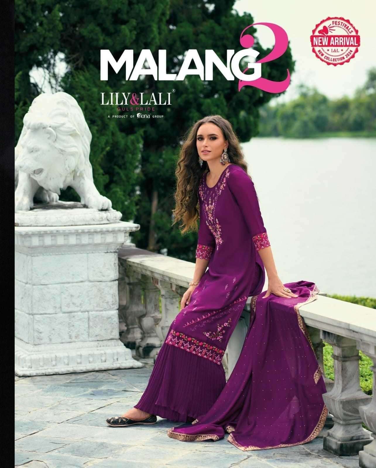 LILY & LALI PRESENTS MALANG VOL-2 VICHITRA SILK EMBROIDERY READYMADE SUITS CATALOG WHOLESALER AND EXPORTER 