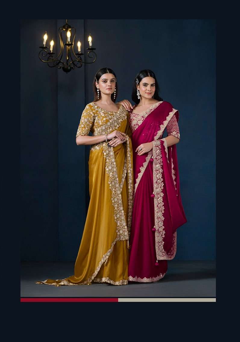 MAHOTSAV PERSENTS MOHMANTHAN 24500 SERIES STARDUST FANCY DESIGNER SAREES CATALOG WHOLESALER AND EXPORTER IN SURAT 