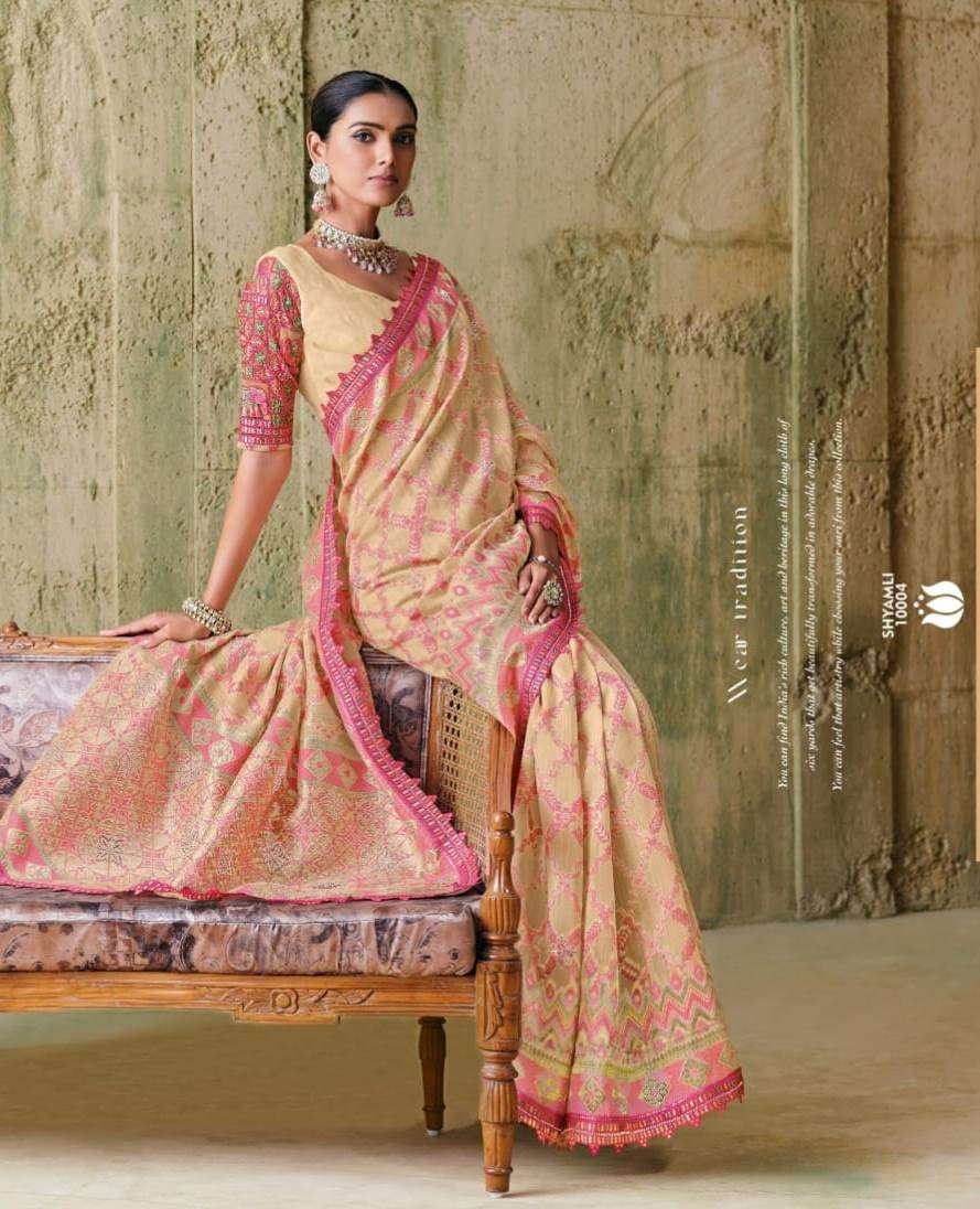 RAJGURU PRESENTS SHYAMLI DESIGNER FANCY SAREES CATALOG WHOLESALER AND EXPORTER IN SURAT CATALOG WHOLESALER AND EXPORTER IN SURAT 