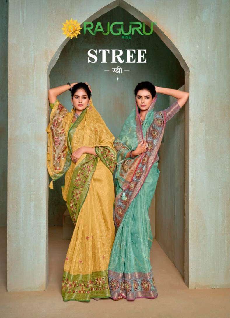 RAJGURU PRESENTS STREE DESIGNER FANCY SAREES CATALOG WHOLESALER AND EXPORTER IN SURAT CATALOG WHOLESALER AND EXPORTER IN SURAT 