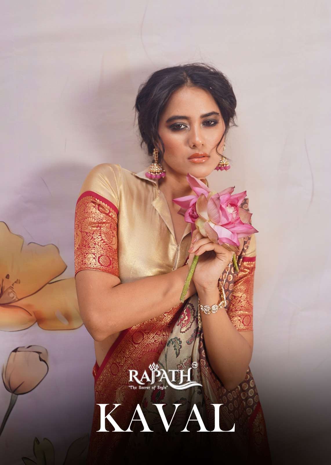 RAJPATH PRESENTS KAVAL 193001-193006 FESTIVE WEAR AMAZING SILK SAREE COLLECTION