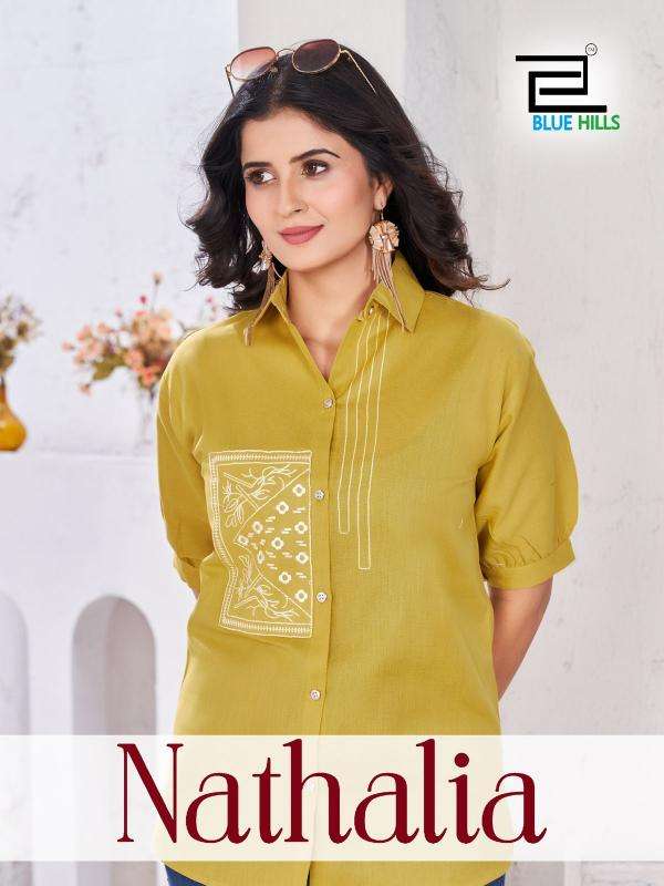 BLUE HILLS PRESENTS NATHALIA READYMADE COTTON WESTERN TOP FOR LADIES CATALOG WHOLESALER AND EXPORTER 