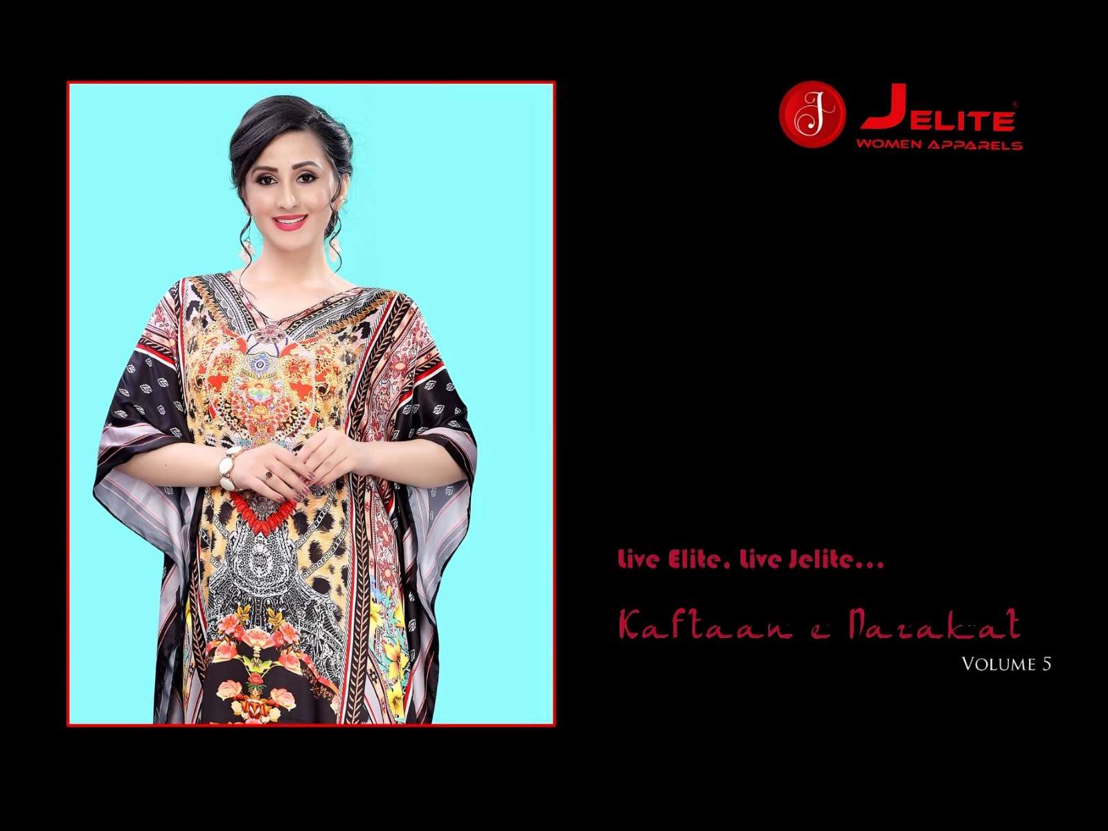 JISHA KAFTAN BY JELITE PRESENTS KAFTAN E NAZAKAT VOL-5 FANCY KAFTAN CATALOG WHOLESALER AND EXPORTER 