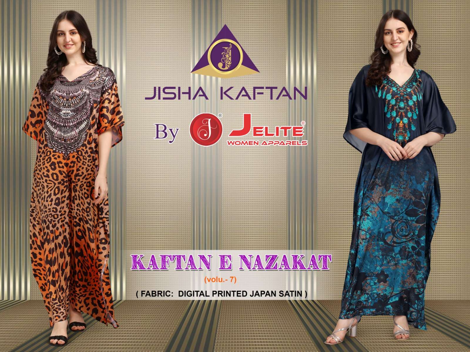 JISHA KAFTAN BY JELITE PRESENTS KAFTAN E NAZAKAT VOL-7 FANCY KAFTAN CATALOG WHOLESALER AND EXPORTER 