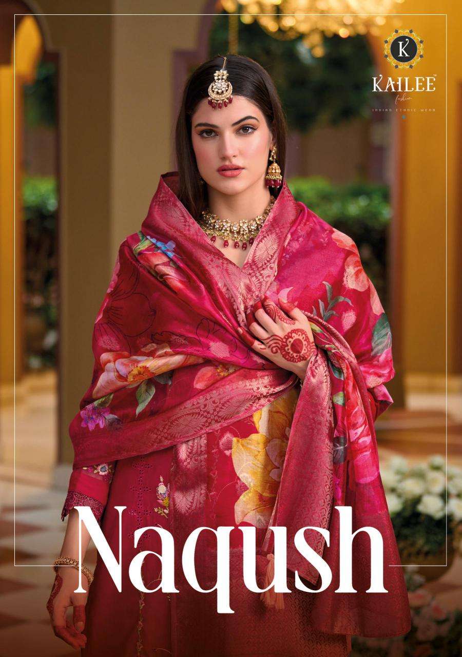 KAILEE FASHION PRESENTS NAQUSH FULLY STITCH VISCOSE SILK TRADITIONAL SUIT PERFECT FOR FESTIVALS