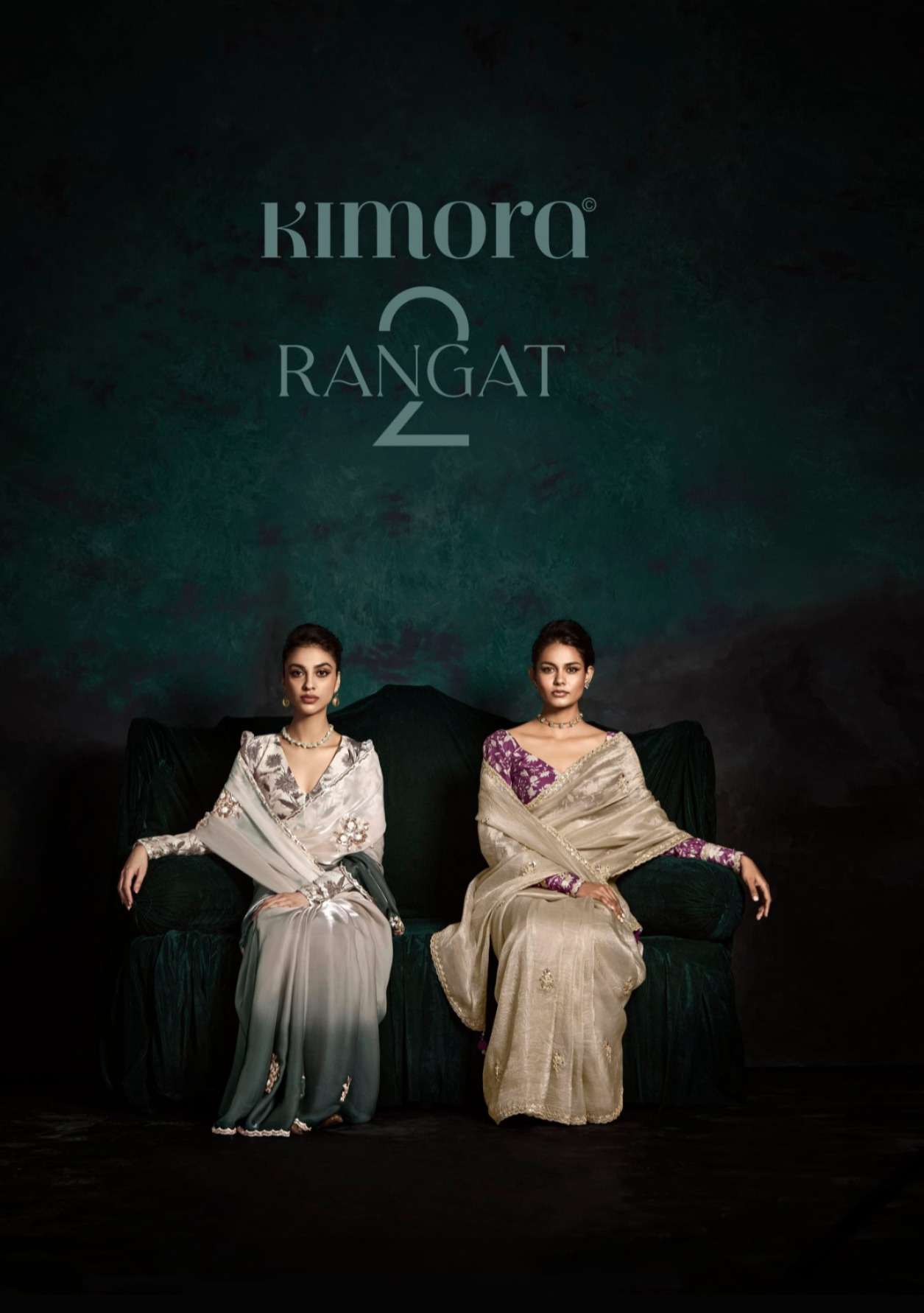 KIMORA PRESENTS RANGAT VOL-2 FANCY PARTY WEAR SAREES CATALOG WHOLESALER AND EXPORTER IN SURAT