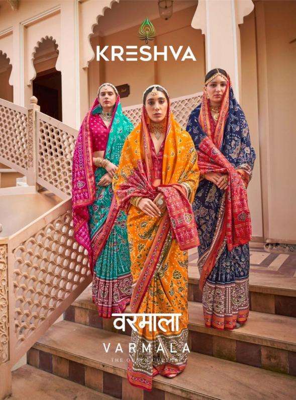 KRESHVA PRESENTS VARMALA MERCERIZED SIGMA SILK EXCLUSIVE SAREES FOR EVERY OCCASION 