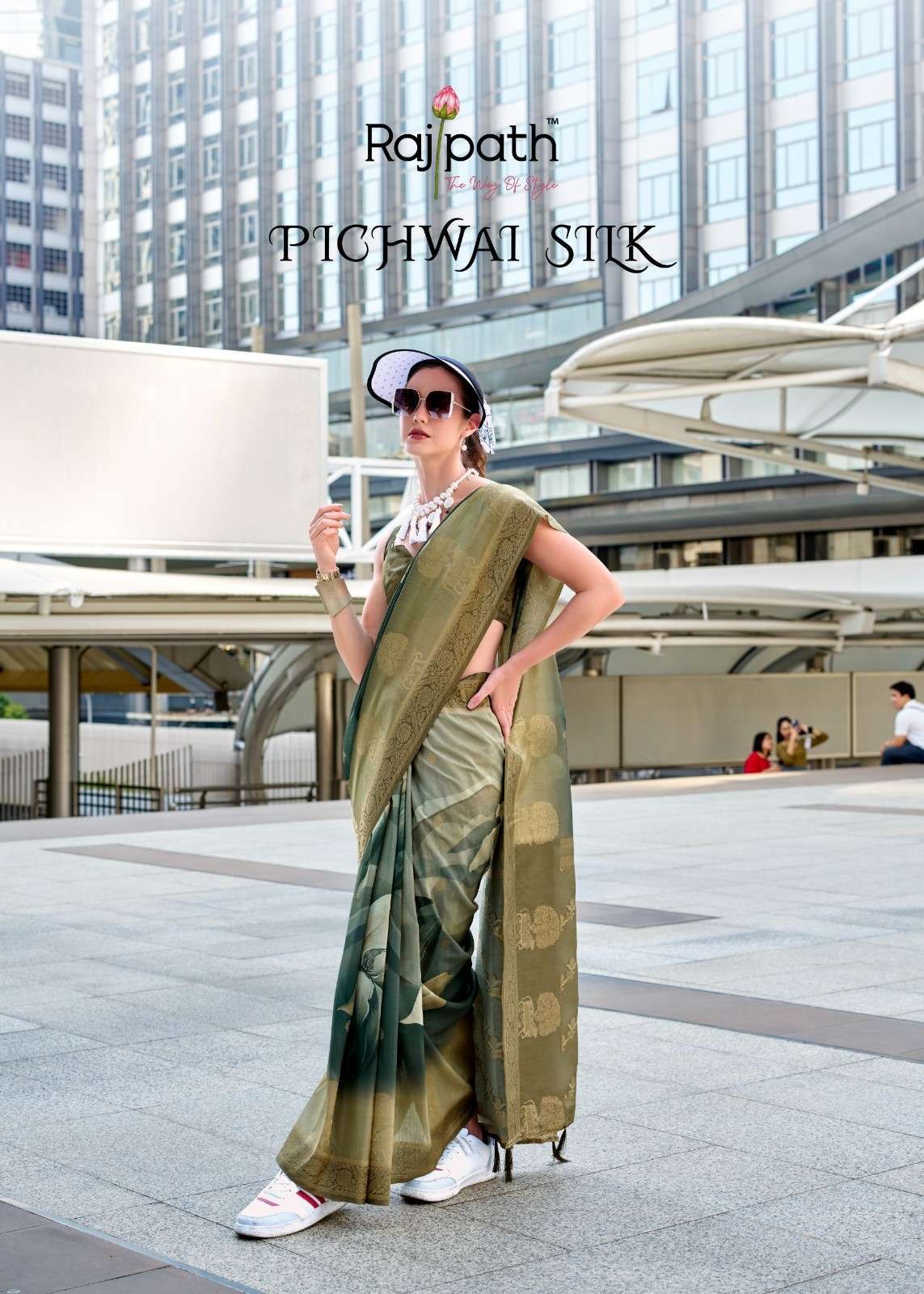 RAJPATH PRESENTS PICHWAI SILK HANDLOOM MODAL SILK STYLISH LOOK NEW SAREES CATALOG WHOLESALER AND EXPORTER 