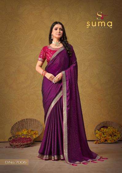 SUMA PRESENTS DURGI 7001-7009 RANGOLI FASHIONABLE DESIGN SAREES CATALOG WHOLESALER AND EXPORTER 