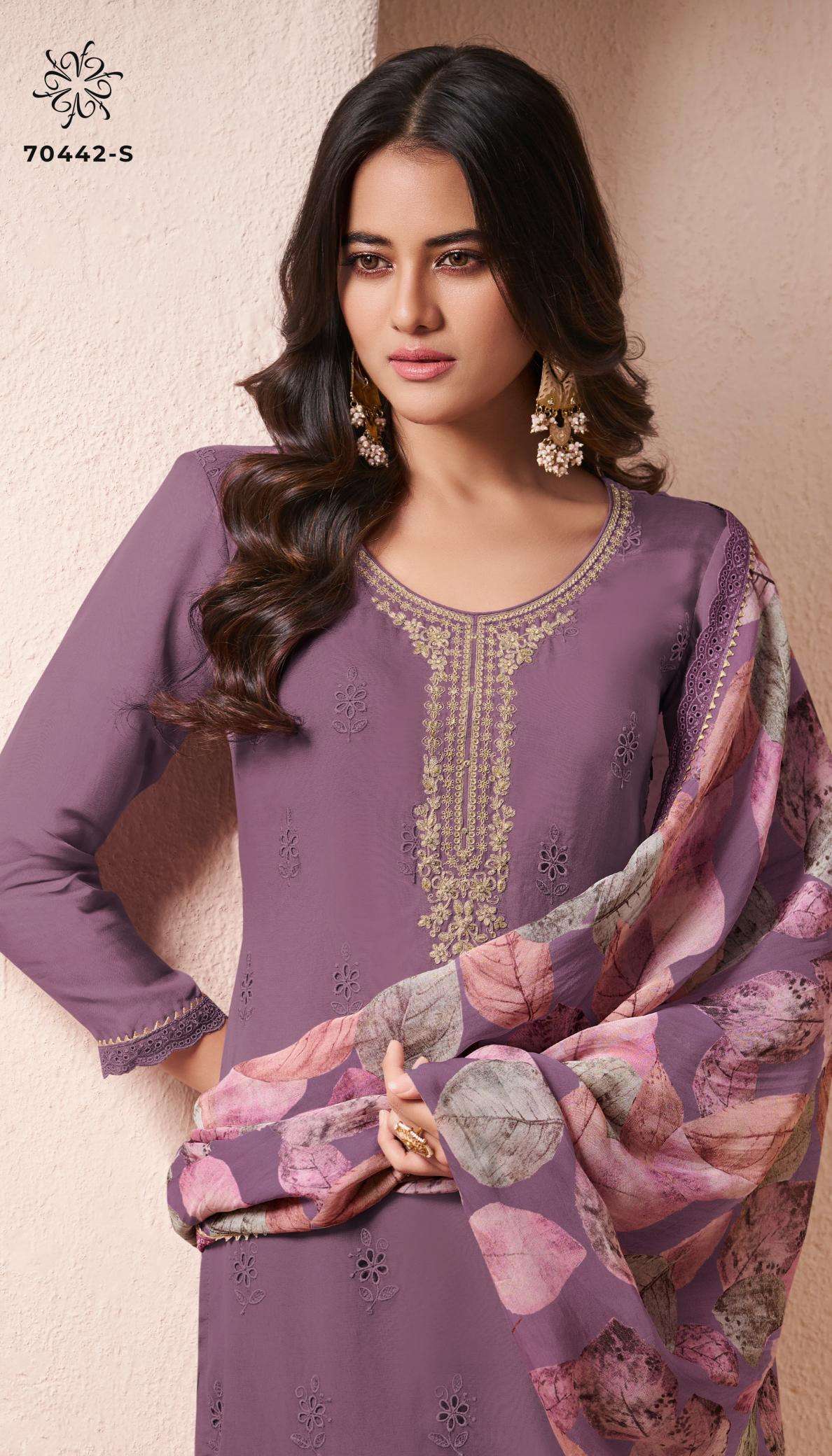 VINAY PRESENTS KULEESH-KHWAAB ORGANZA EMBROIDERY SCHIFFLI SALWAR SUITS CATALOG WHOLESALER AND EXPORTER 