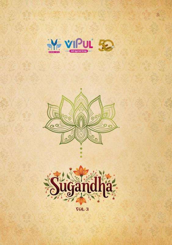 VIPUL FASHION PRESENTS SUGANDHA VOL-3 ELEGANCE STYLE GEORGETTE SAREES CATALOG WHOLESALER AND EXPORTER 