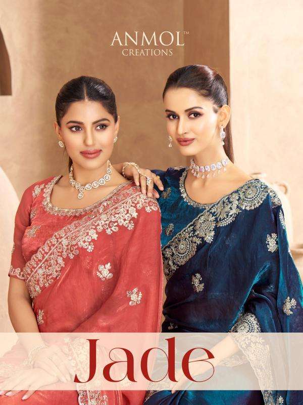 Anmol Creation Presents Jade Traditional Sarees Perfect For Festivals Catalog wholesaler And Exporter 