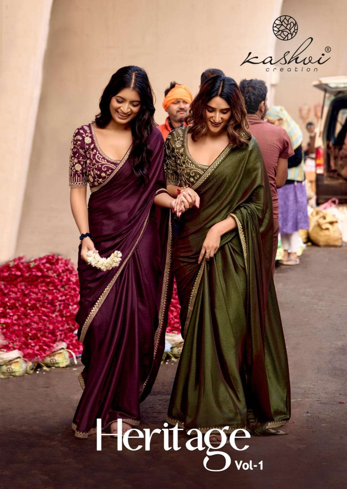 Kashvi Creation Presents Heritage Vol-1 Soft Silk Elegance Style Saree Catalog wholesaler And Exporter In Surat