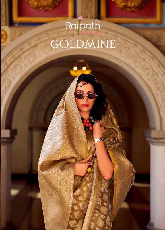 rajpath presents goldmine tissue silk elegance saree ctaalog wholesaler and exports