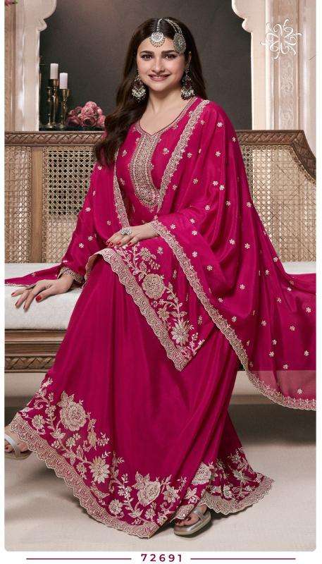 VINAY PRESENTS KULEESH SAAYORI FANCY UNSTITCHED SUITS CATALOG WHOLESALER AND EXPORTER IN SURAT