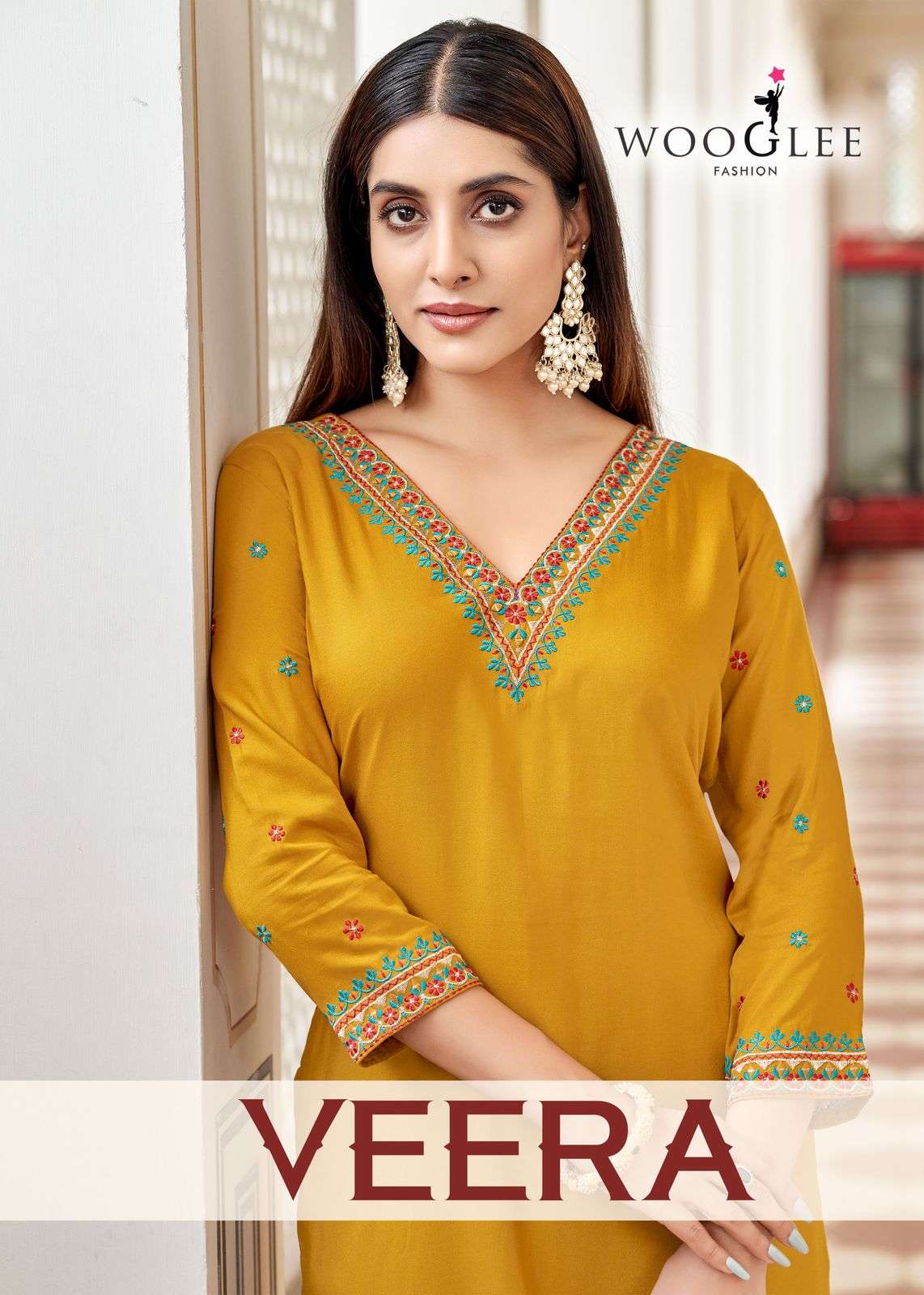 wooglee presents veera rayon readymade womens indian kurtis catalog wholesaler and exporter in surat