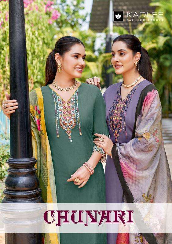 kadlee presents chunari readymade classic plus size 3pcs kurtis catalog wholesaler