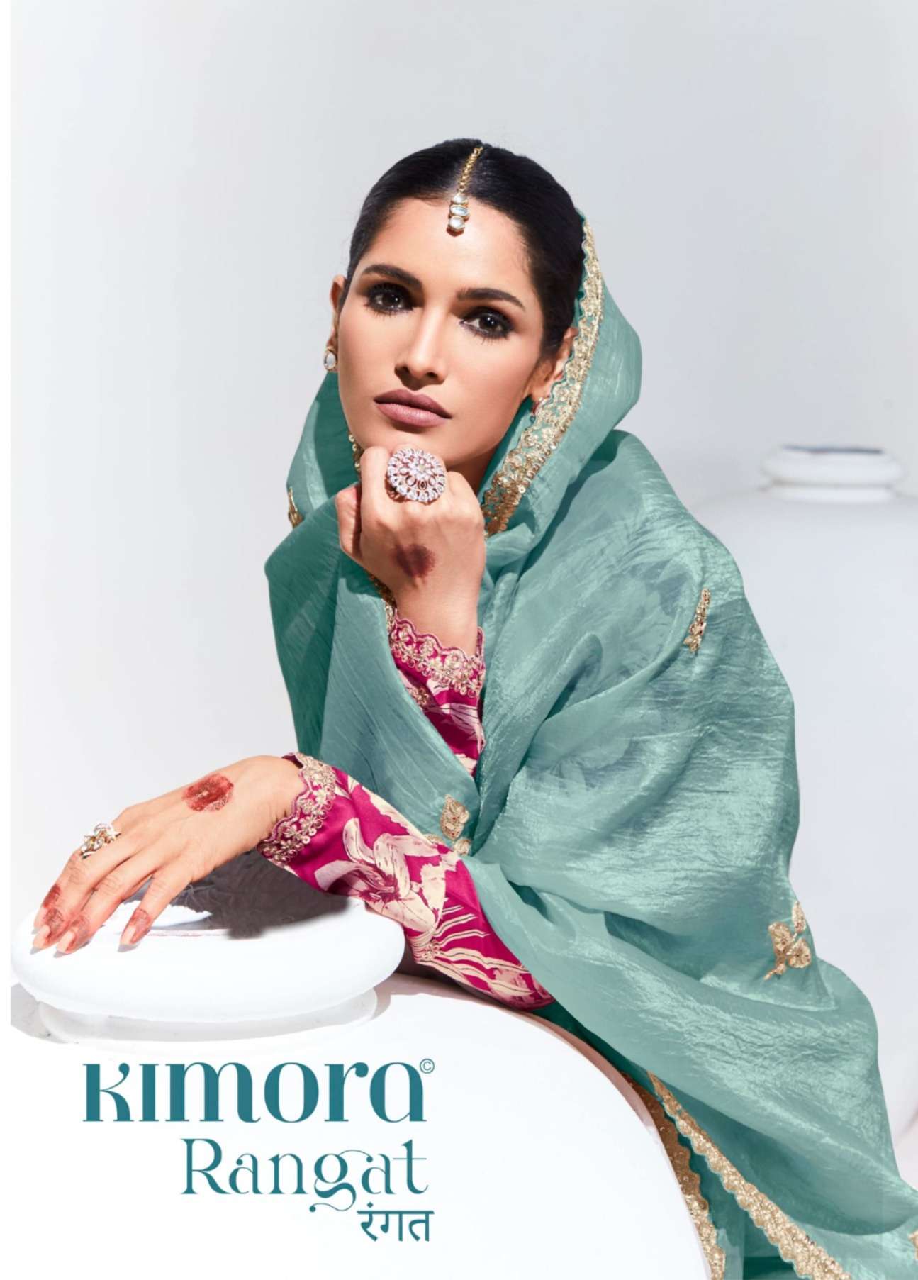 KIMORA PRESENTS RANGAT 2131 NEW COLOR FANCY FEBRICS SAREE CATALOG WHOLESALER AND EXPORTER 