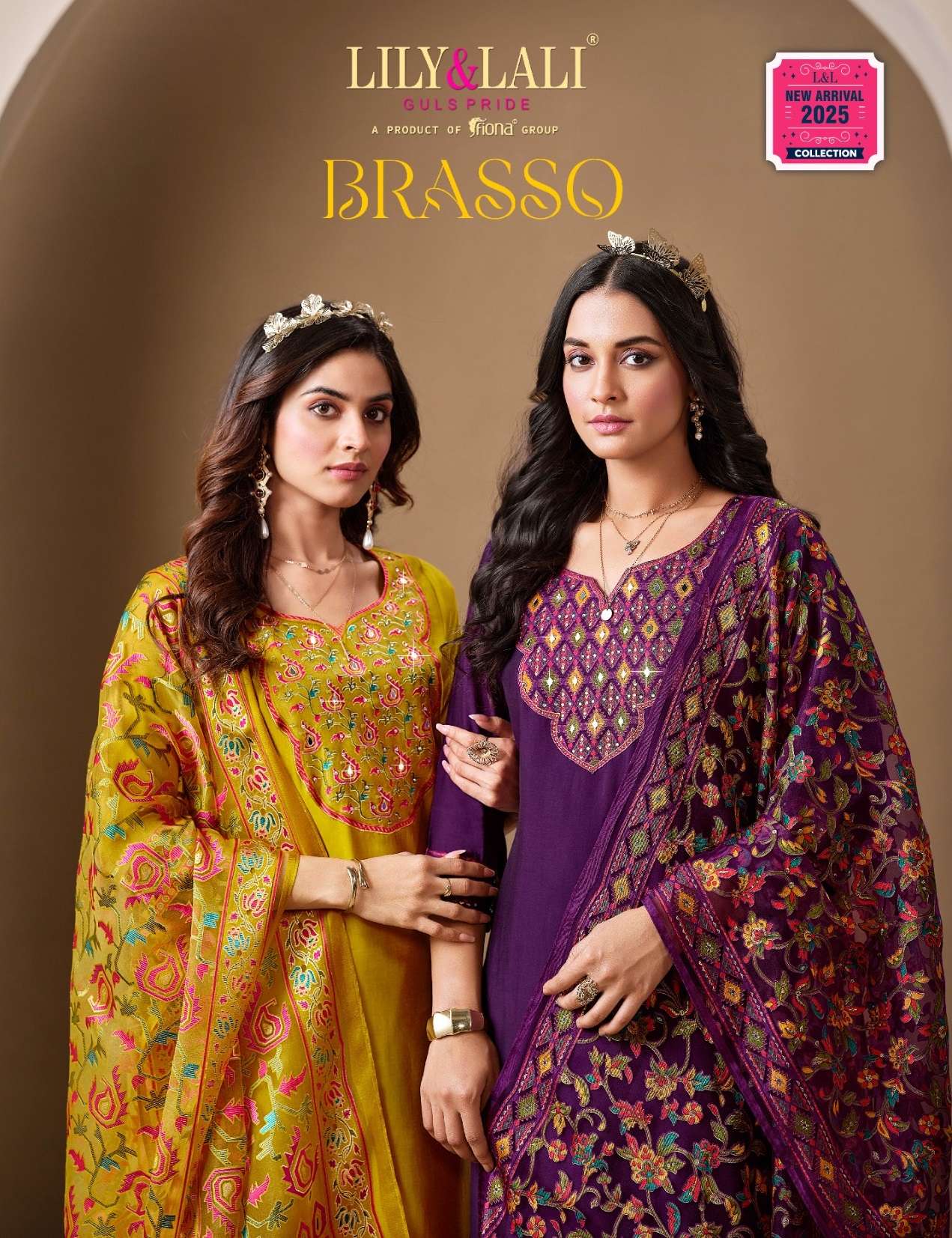 LILY & LALI PRESENTS BRASSO ROMAN SILK FANCY KURTIS CATALOG WHOLESALER AND EXPORTER IN SURAT