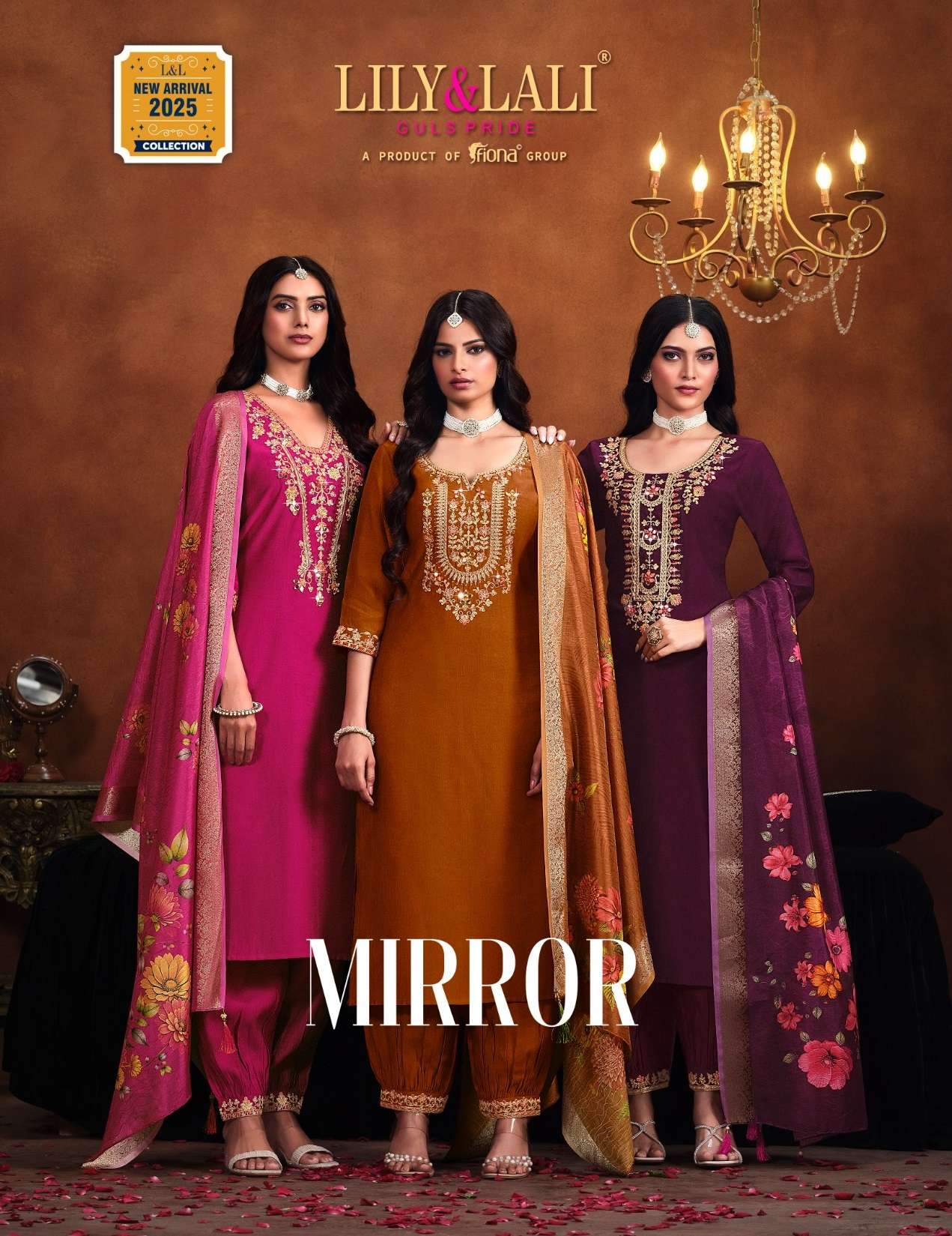 LILY & LALI PRESENTS MIRROR VISCOSE FANCY KURTIS CATALOG WHOLESALER AND EXPORTER IN SURAT