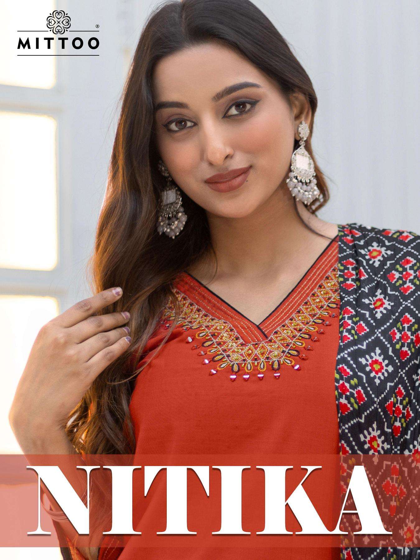 mittoo presents nitika vetican fully stitch daily wear kurtis catalog wholesaler and exporte in surat