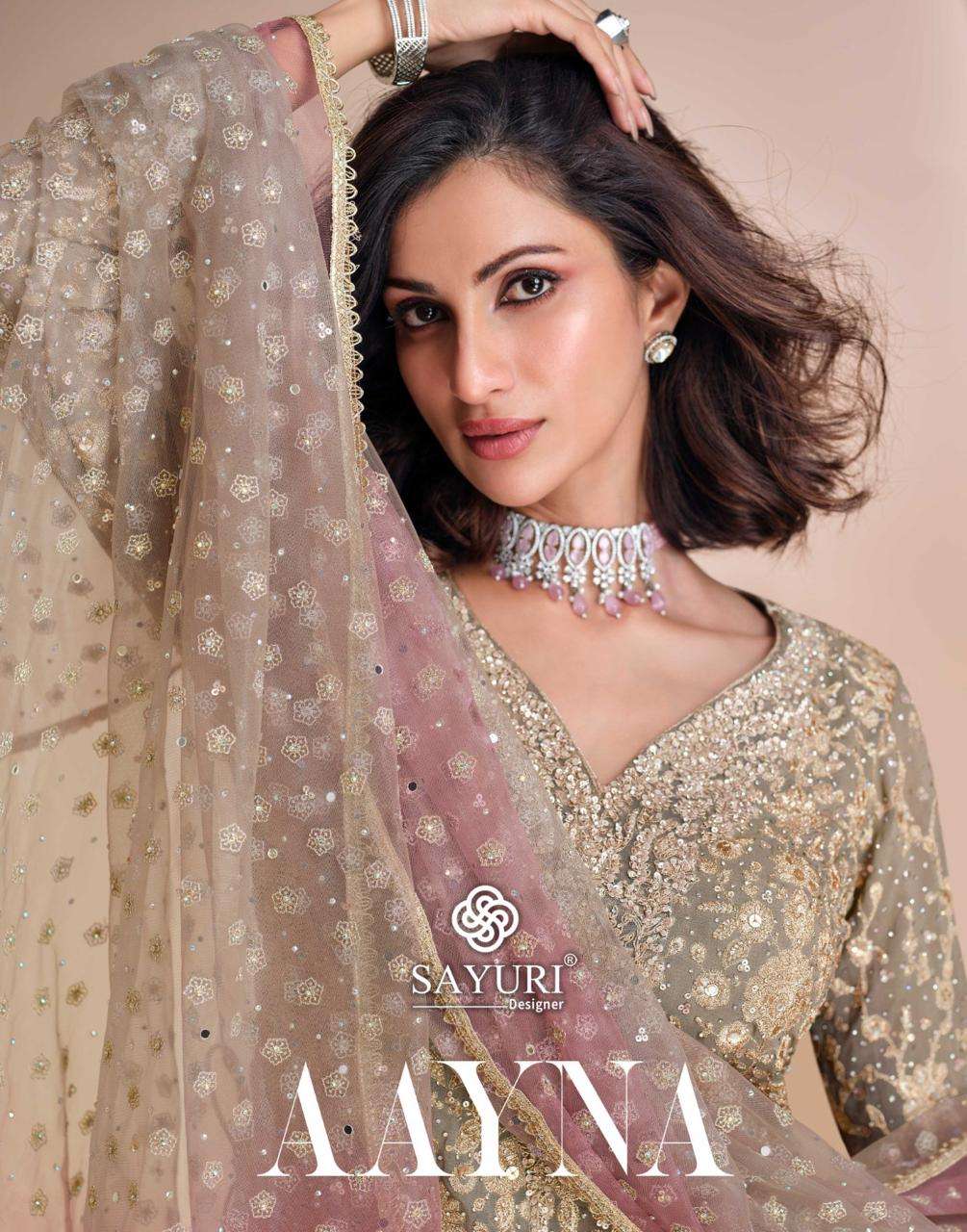 SAYURI PRESENTS AAYNA FANCY SALWAR SUITS CATALOG WHOLESALER AND EXPORTER 