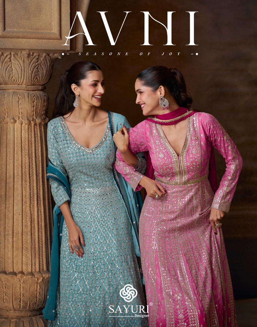 SAYURI PRESENTS AVNI DESIGNER GOWN CATALOG WHOLESALER AND EXPORTER 