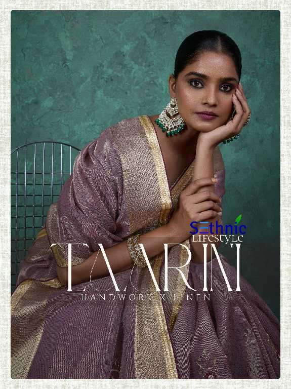 Sethnic Presents Taarini Handwork Linen Wholesale Ethnic Sarees Catalog Wholesaler And Exporter 