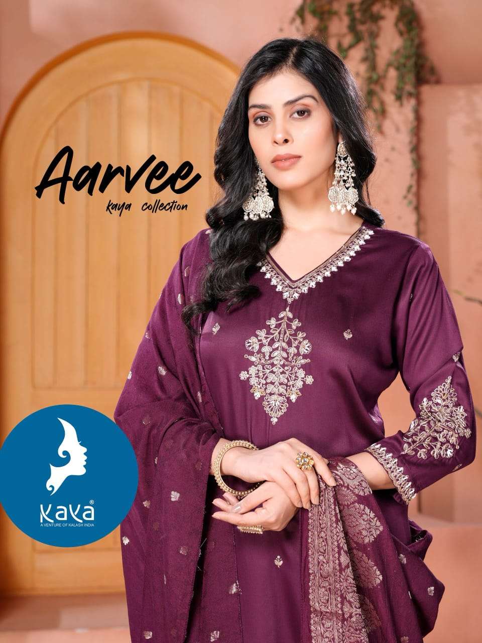 kaya presents aarvee plus size readymade kurtis catalog wholesaler and exporter 