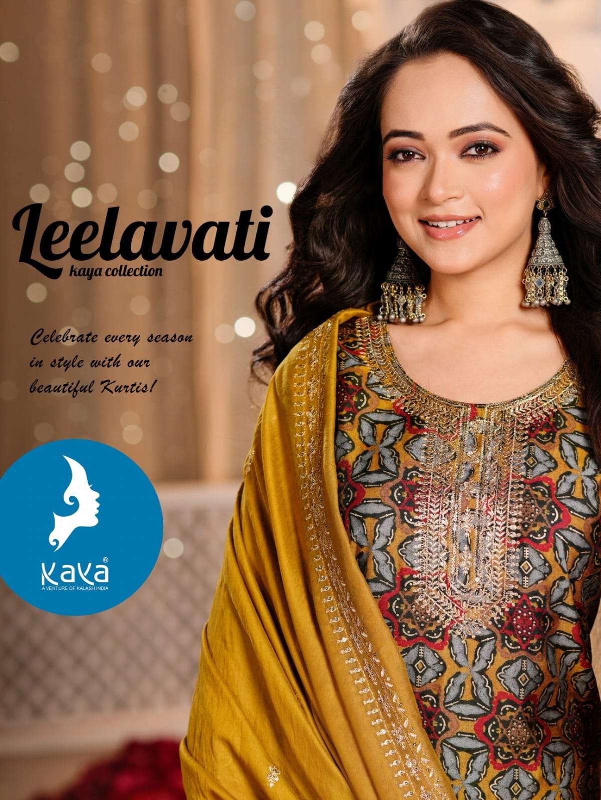 kaya presents Leelavati readymade kurtis catalog wholesaler and exporter 