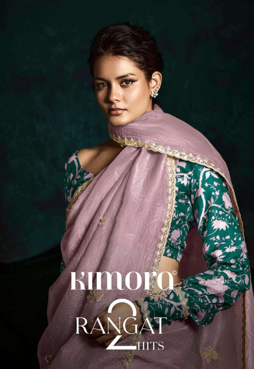 Kimora Presents Rangat 2171-75 Colours Beautified Traditional Saree Perfect For Festivals