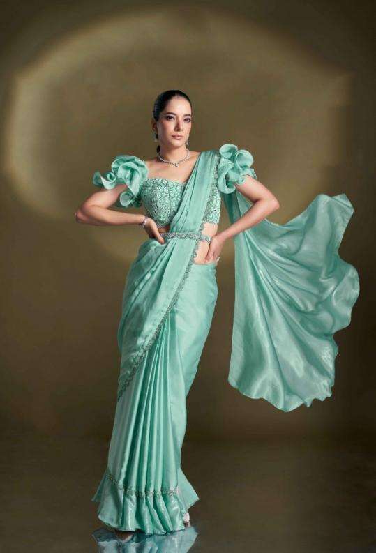 Mahotsav Presents Mohmanthan 25500 Series Bonita Exclusive Designer Ready To Wear Sarees Catalog Wholesaler And Exporter 
