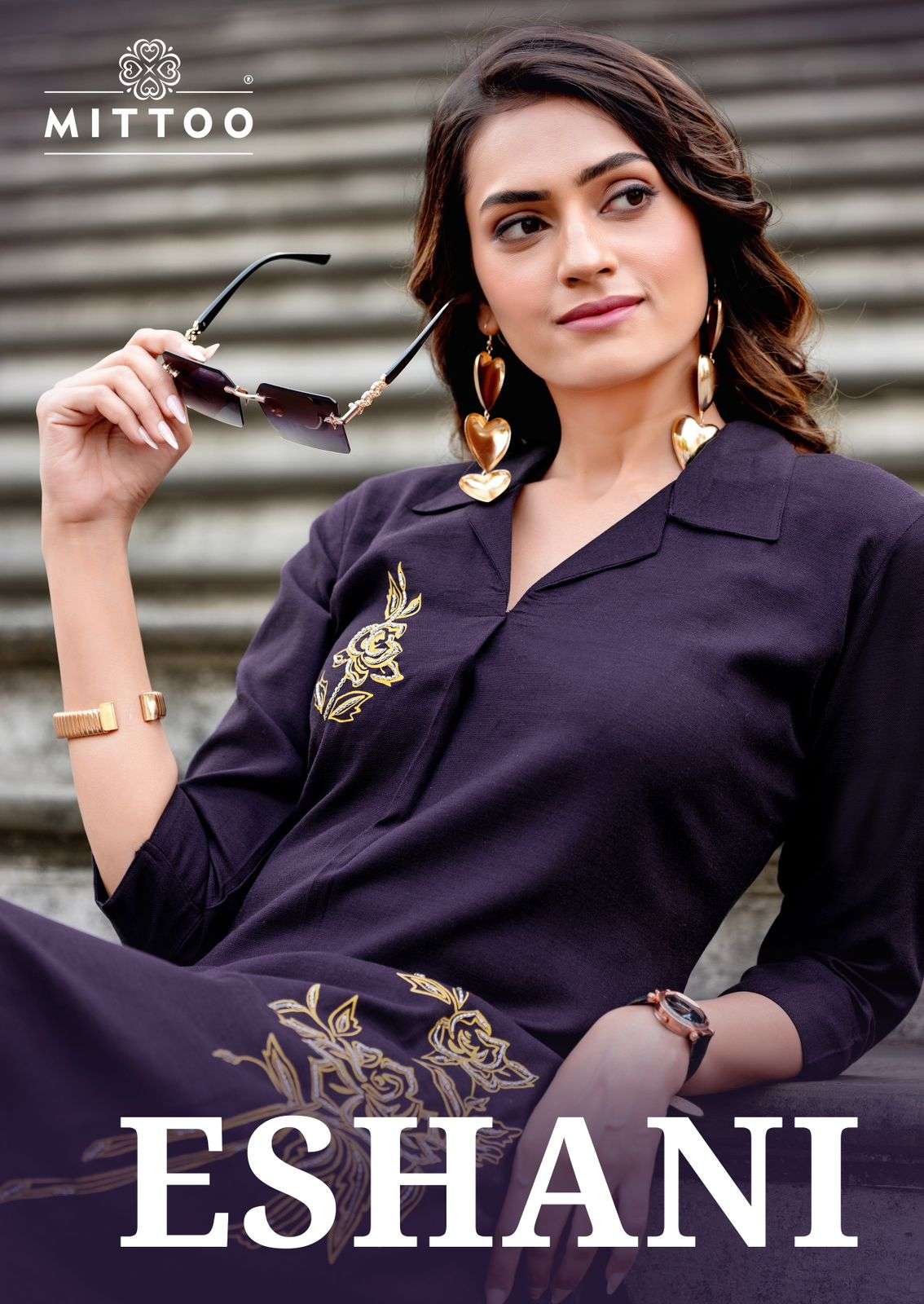 MITTOO PRESENTS ESHANI FANCY RAYON KURTIS CATALOG WHOLESALER AND EXPORTER IN SURAT