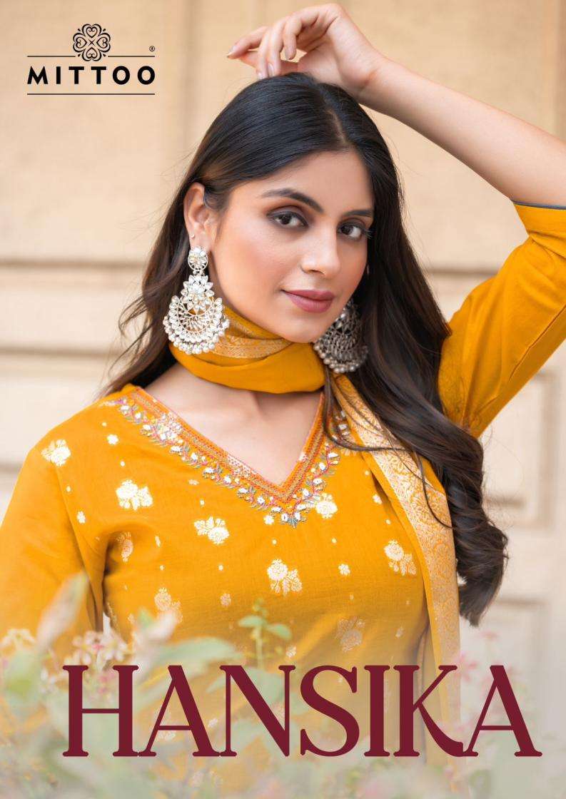 Mittoo Presents Hansika Readymade Cotton Jacquard Modern Kurtis Catalog Wholesaler And Exporter 