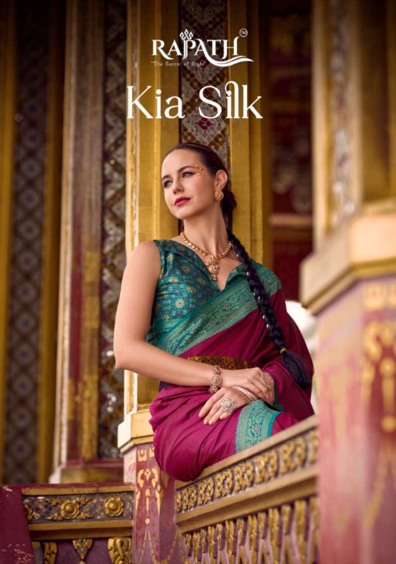Rajpath Presents Kia Silk Wholesale Soft Silk Fabrics Indian Sarees Catalog Wholesaler And Exporter 