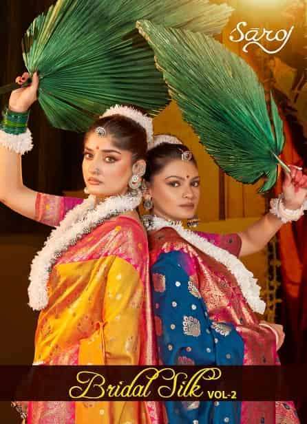 Saroj presents bridal silk vol-2 occasion wear sarees catalog collection 